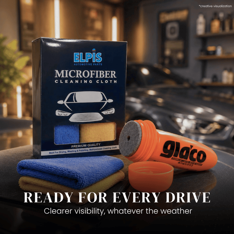 Glaco Roll-On + 600 GSM Microfiber Cloth Combo