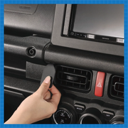 Carmate NZ819 Car Tray, Exclusively for Jimny (JB64), Jimny Sierra (JB74), Tray, Table, Non-Slip, with Mat, Black