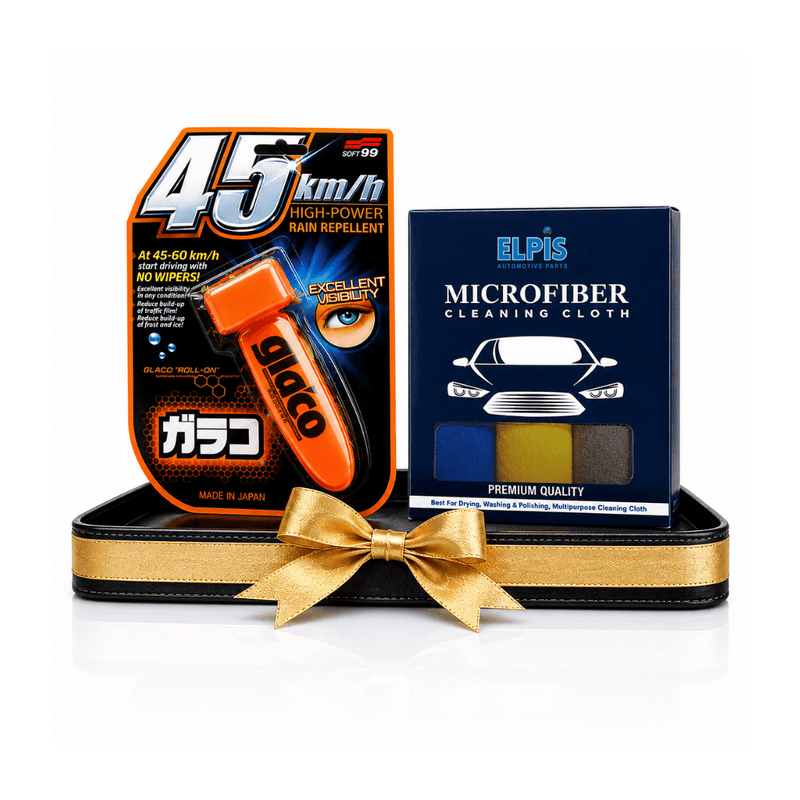 Glaco Roll-On + 350 GSM Microfiber Cloth Combo