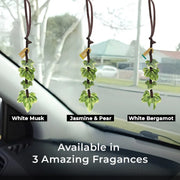 Paper-type hanging Luno Hanging Leaf White Bergamot - Elpis Auto
