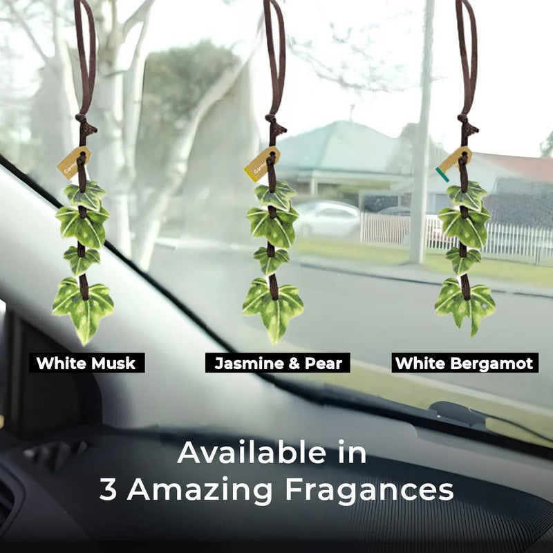 Paper-type hanging Luno Hanging Leaf White Bergamot - Elpis Auto