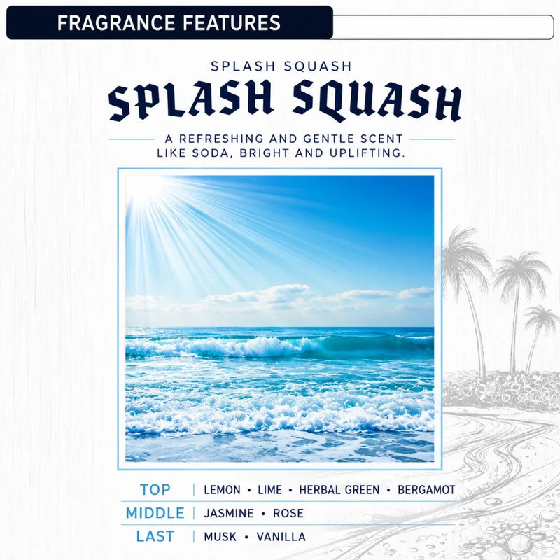 Carmate SQUASH CRUISE LIQUID SPLASH SQUASH, CAR PERFUME, SPLASH OF FRAGRANCE TO ENHANCE YOUR DRIVING COMFORT, LONG LASTING 160 ml