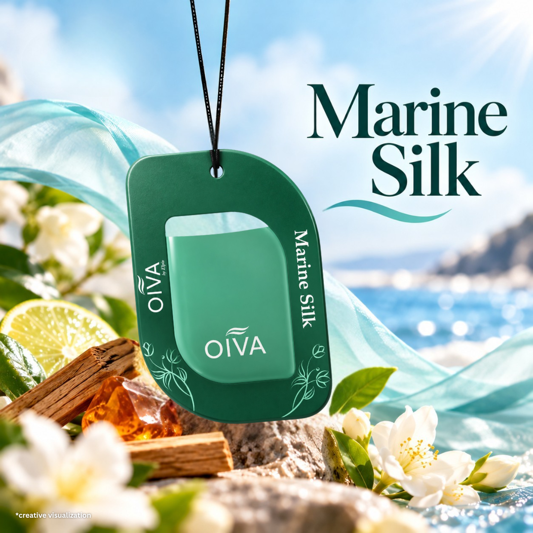 OIVA GEL CAR HANGING PERFUME 3P - MULTI FRAGRANCE(WHITE AIR, SILENT BREEZE, MARINE SILK)