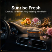 OIVA Sunrise Fresh Gel Car Perfume –  Dashboard Air Freshener (70g)