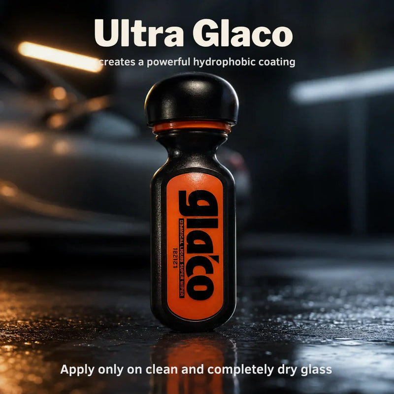 Water Beading Effect on Windshield – Soft99 Ultra Glaco Rain Repellent | Elpis Auto