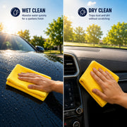 Microfiber Towel 600 GSM – Pack of 2 Super Absorbent Car Drying Towels
