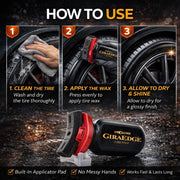 Soft99 GIRA EDGE Tire Wax – Deep Gloss & UV Protection(70ml)