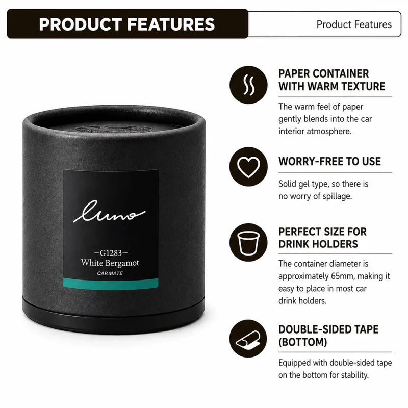 Carmate LUNO HOMME Forest Gel White Bergamot