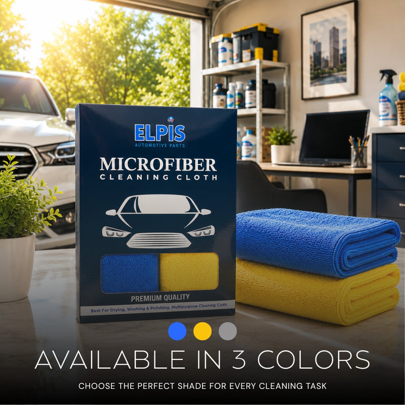 Microfiber Towel 600 GSM – Pack of 2 Super Absorbent Car Drying Towels