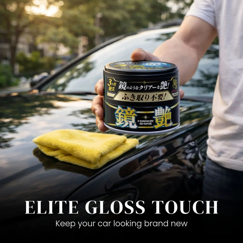 SOFT99 Mirror Shine Dark Wax – 200g, Car Paint Wax for Gloss Enhancement & Protection, Made in Japan
