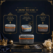 OIVA Sunrise Fresh Gel Car Perfume –  Dashboard Air Freshener (70g)