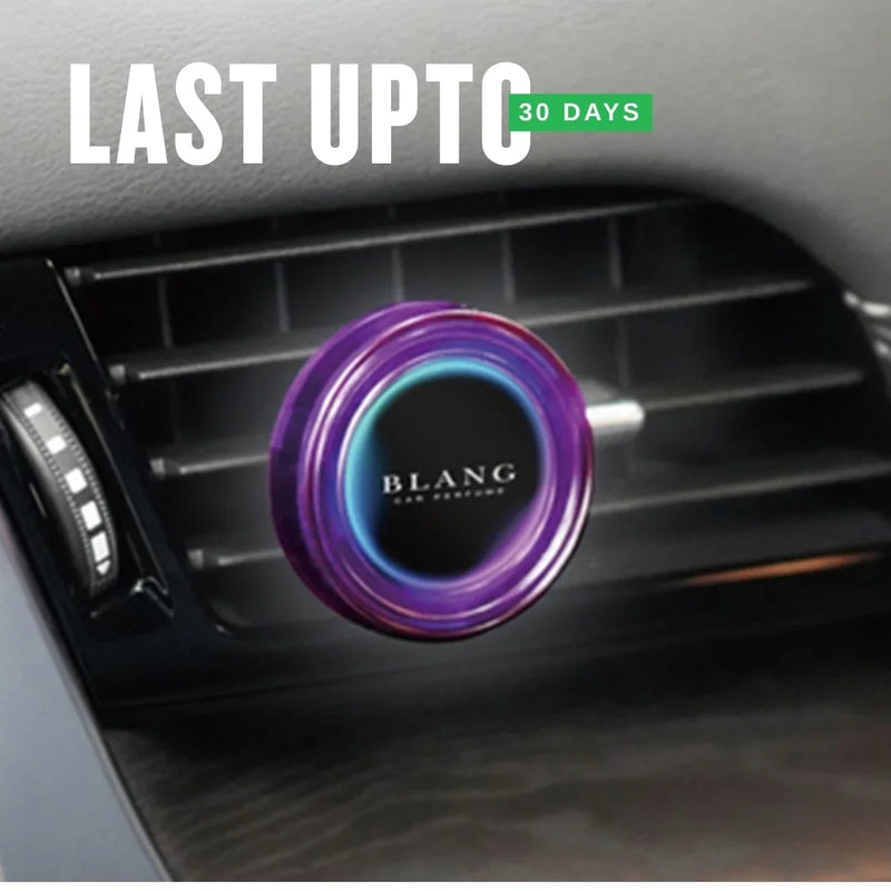 Carmate BLANG White Musk Car Perfume – Luxury Refillable Vent Clip Air Freshener & Odor Eliminator