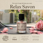 Carmate Rose Savon Car Perfume (110ml) – Relax Savon Collection by Carmate