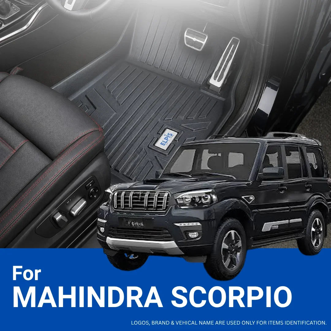 Suitable for Mahindra Scorpio-Classic 2017 Onwards ,ELPIS® Premium Quality Car Floor Mat LLM.