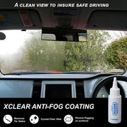 XCLEAR Anti-Fog Spray for Glasses, Goggles, and Visors - Long-Lasting, Non-Toxic Anti-Fog Coating for Clear Vision