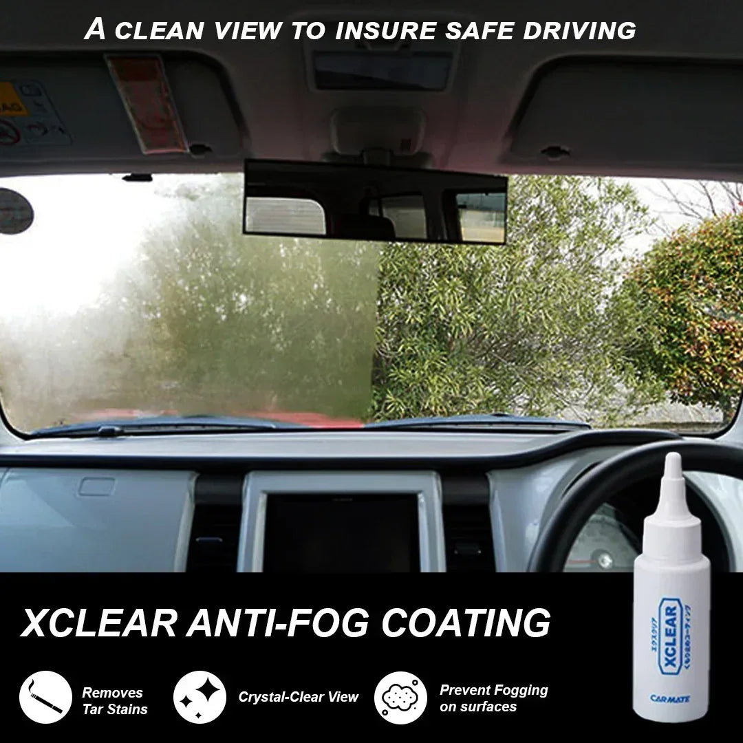 XCLEAR Anti-Fog Spray for Glasses, Goggles, and Visors - Long-Lasting, Non-Toxic Anti-Fog Coating for Clear Vision