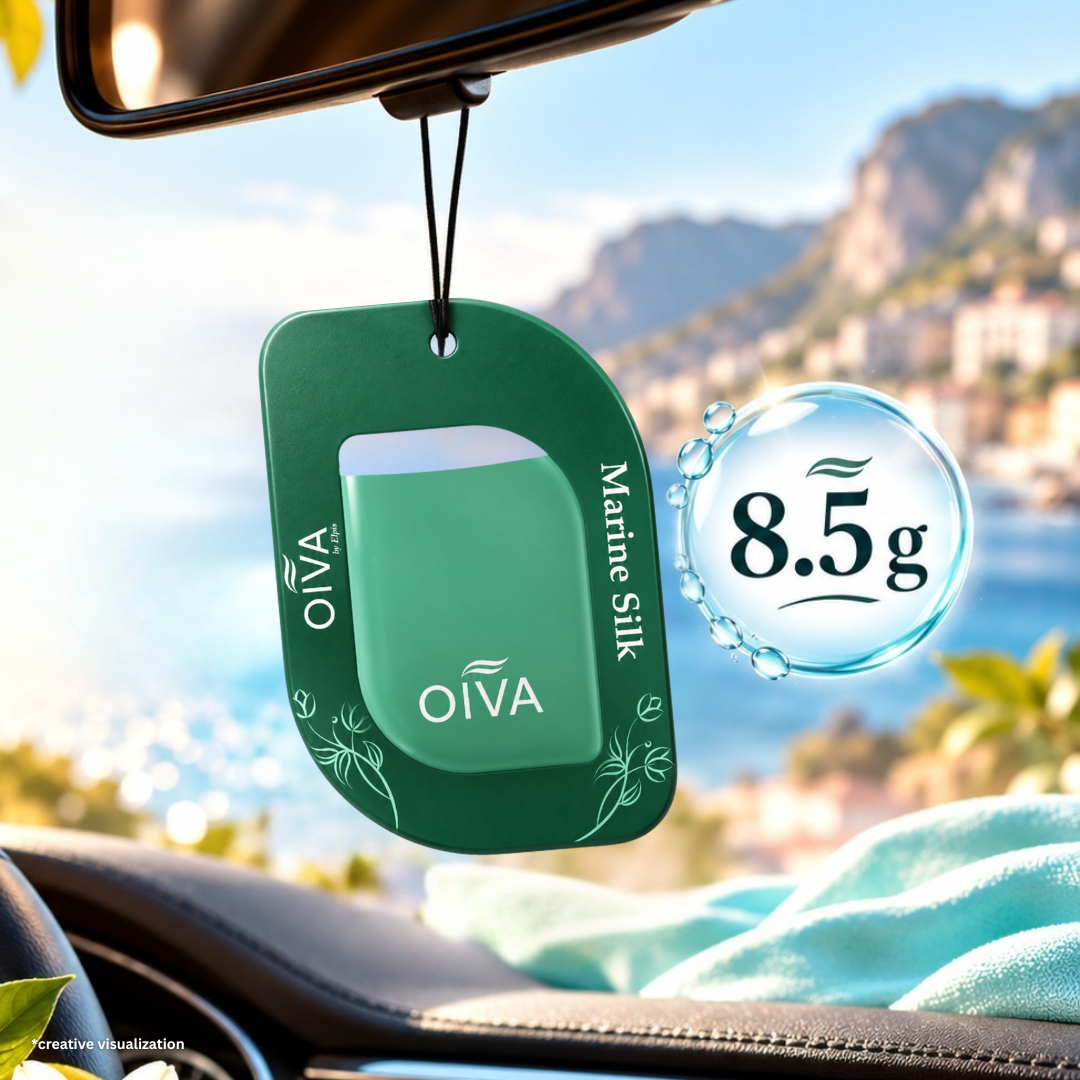 OIVA GEL CAR HANGING PERFUME 3P - MULTI FRAGRANCE(WHITE AIR, SILENT BREEZE, MARINE SILK)