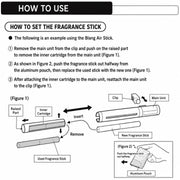 Blang Platinum Shower Refill Stick | AC Vent Car Stick Perfume Refill