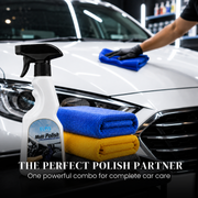 Elpis Multi Polish + Microfiber Cloth 350 GSM – Dashboard & Tyre Polish Kit