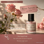 Carmate Rose Savon Car Perfume (110ml) – Relax Savon Collection by Carmate