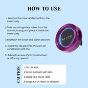 Carmate Blang Wild Berry Car Vent Clip Air Freshener – Long-Lasting Car Perfume with Neon Gradient Design