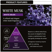 Carmate Blang Hanging Rose White Musk Car Air Freshener | Pack of 3