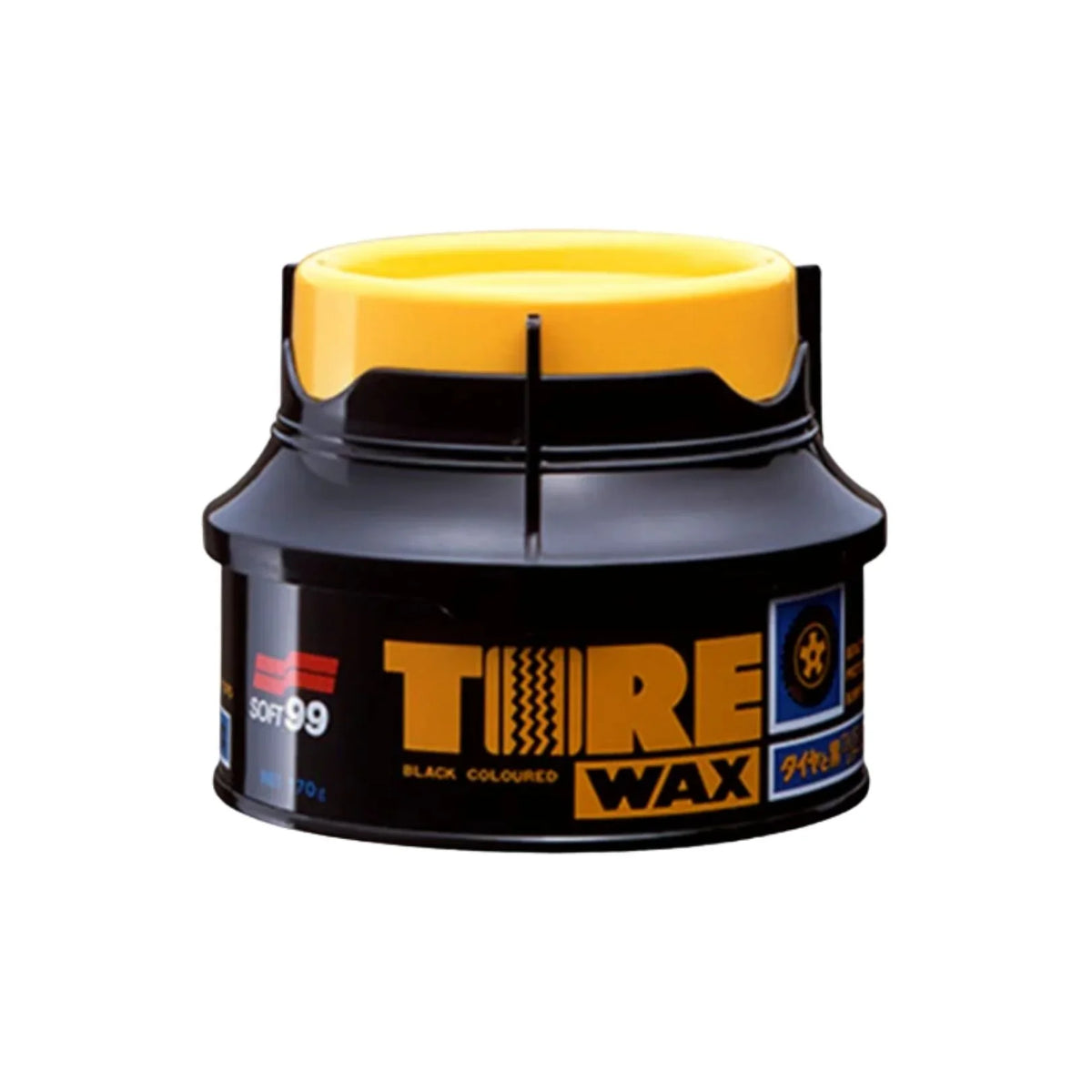 Soft99 Tire Wax Black 170g | Long-Lasting Tire Shine & Protection