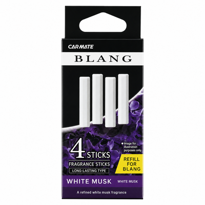 Blang Air Stick Car Perfume Refill – White Musk Fragrance Cartridge for AC Vent Perfume Stick
