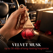 OIVA luxury car perfume Velvet Musk – long-lasting car air freshener India