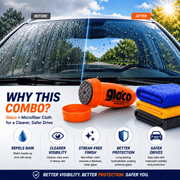 Glaco Roll-On + 350 GSM Microfiber Cloth Combo