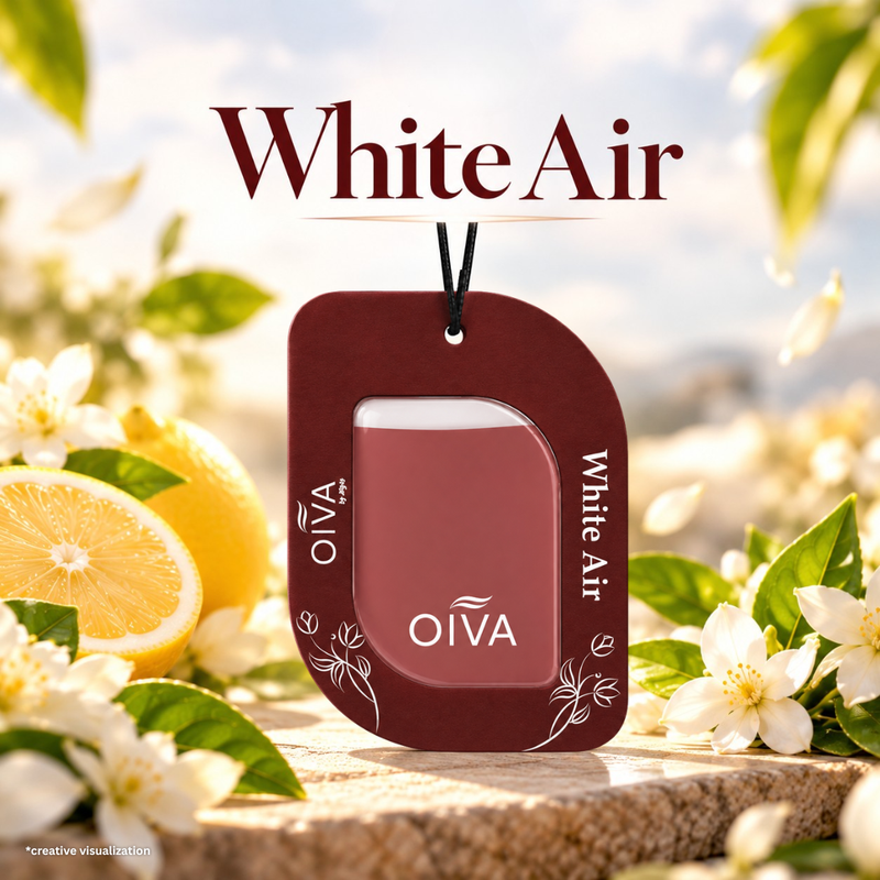 OIVA GEL CAR HANGING PERFUME 3P - MULTI FRAGRANCE(WHITE AIR, SILENT BREEZE, MARINE SILK)