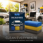 Microfiber Cloth 350 GSM – Pack of 3 Multipurpose Cleaning Cloths