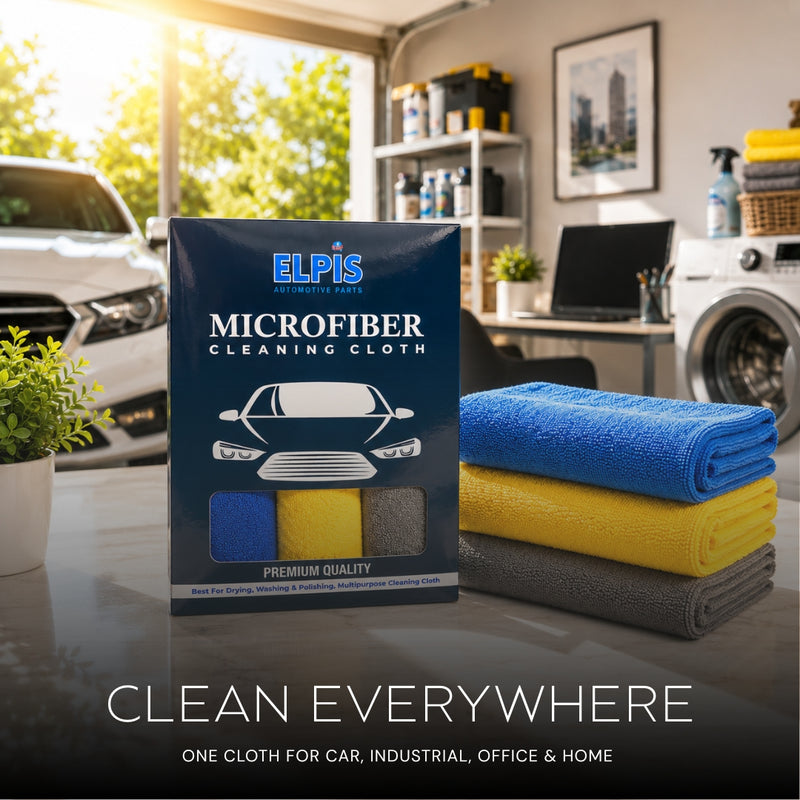 Microfiber Cloth 350 GSM – Pack of 3 Multipurpose Cleaning Cloths