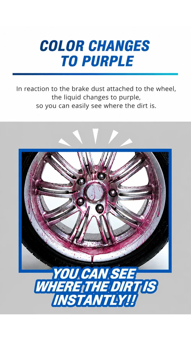 Carmate Wheel Cleaner for Brake Dust | Safe for Aluminum Wheels | Powerful Alloy Rim Cleaner & Degreaser | Restores Shine & Removes Road Grime – 500ml