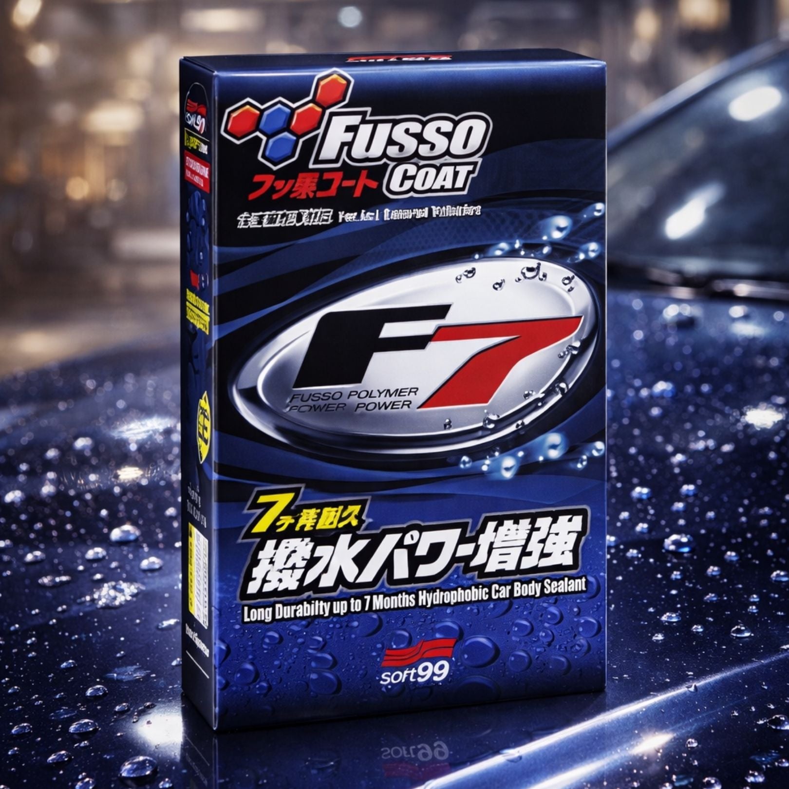 Soft99 Fusso Coat F7 PTFE Liquid Car Wax for All Color Vehicle - 300ml