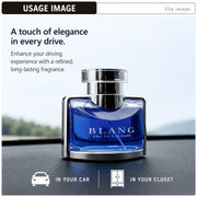 Carmate Blang Liquid Standing Car Air Freshener – 125ml Raspberry, Rose & Sandalwood Scent, Long Lasting Japanese Car Perfume