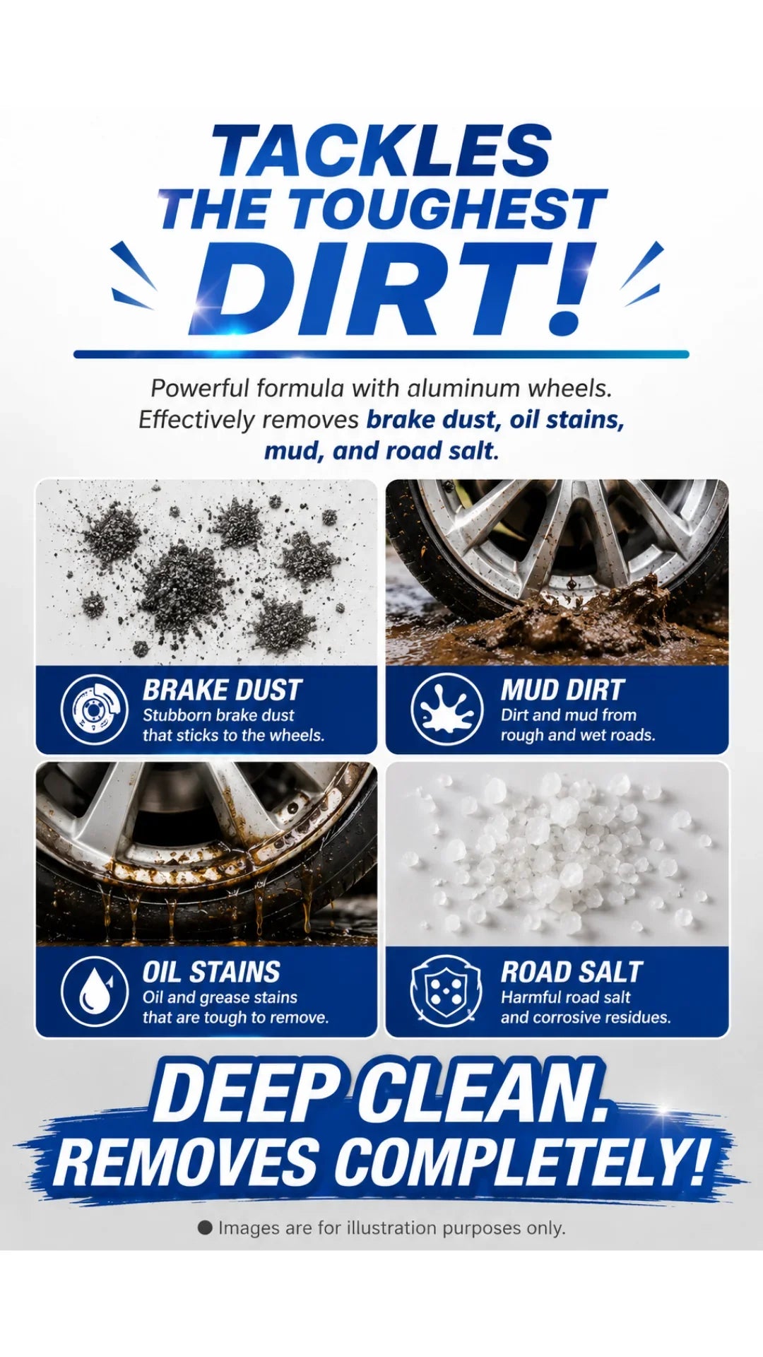 Carmate Wheel Cleaner for Brake Dust | Safe for Aluminum Wheels | Powerful Alloy Rim Cleaner & Degreaser | Restores Shine & Removes Road Grime – 500ml
