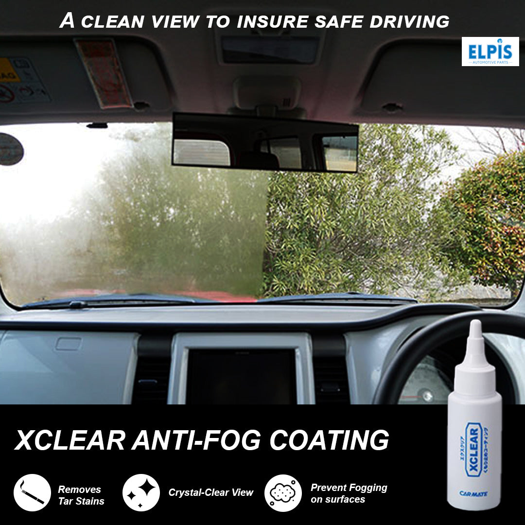 XCLEAR Anti-Fog Spray for Glasses, Goggles, and Visors - Long-Lasting, Non-Toxic Anti-Fog Coating for Clear Vision - Elpis Auto