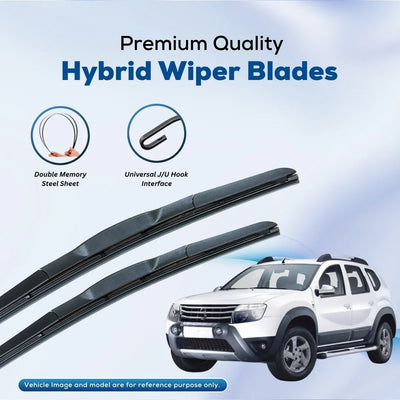 For  Nissan/Renault Duster ELPIS® Premium Quality Hybrid Wiper Blades, DIY