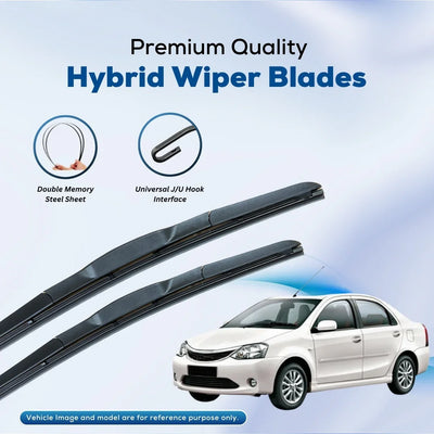 For Toyota Etios/Liva ELPIS® Premium Quality Hybrid Wiper Blades, DIY