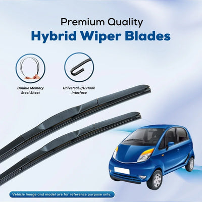 For TATA Nano ELPIS® Premium Quality Hybrid Wiper Blades, DIY