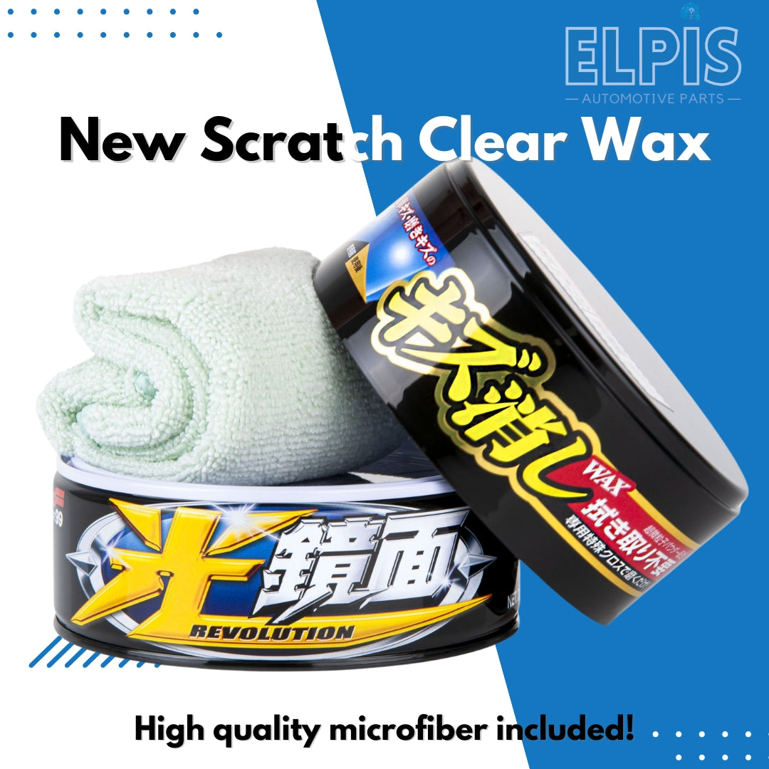 Soft99 New Scratch Clear Wax- Mirror Finish - Dark & Metalic, 200g