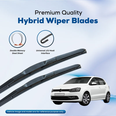 For Polo/Vento/Ameo ELPIS® Premium Quality Hybrid Wiper Blades.