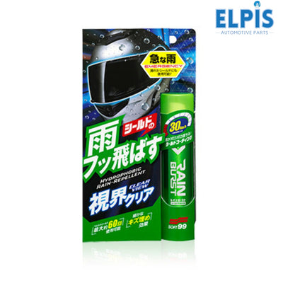 Soft99 Rain Burst – 70ml | Instant Water-Repellent Windshield Coating for Extreme Rain