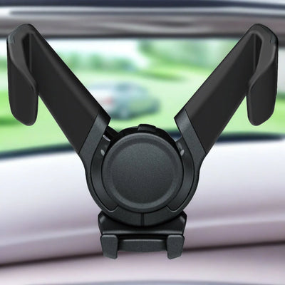 Carmate SA24 Auto-Clamp Car Mobile Holder | 360° Rotating Air Vent Mount | One-Handed Operation | Universal Smartphone Compatibility