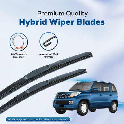 For M&M Rexton/KUV100/TUV300 ELPIS® Premium Quality Hybrid Wiper Blades.