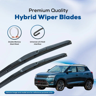For M&M XUV 300 ELPIS® Premium Quality Hybrid Wiper Blades, DIY