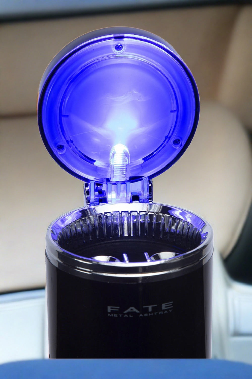 Solar-Powered LED Ashtray