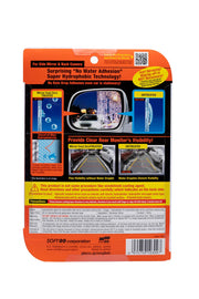 Back of Glaco Mirror Coat Zero packaging showing hydrophobic mirror technology details
