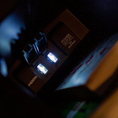 Illuminated USB Port Cover for Cars - Universal Fit, LED Light, Easy Installation, Durable Protection
